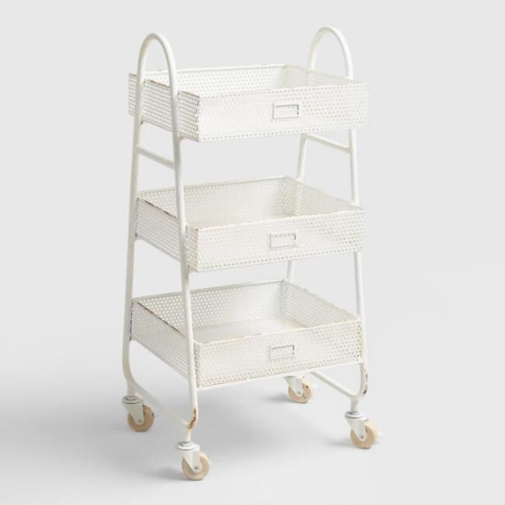 Stylish Bathroom Storage Carts Apartment Therapy
